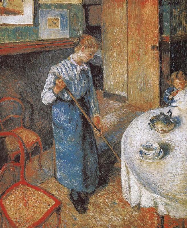 Camille Pissarro maid oil painting picture